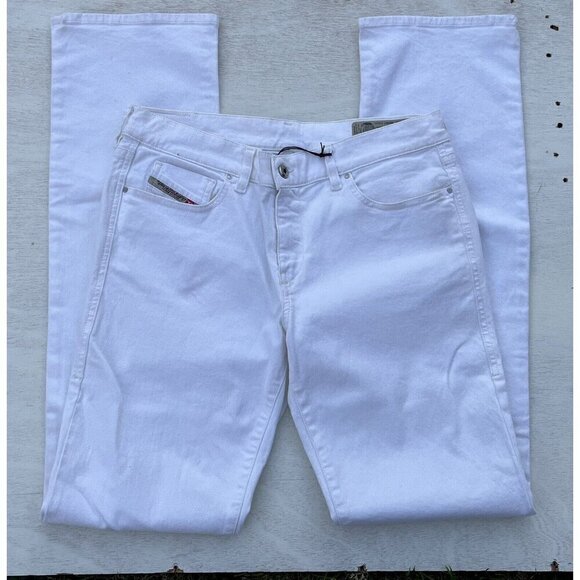 Diesel White Denim Women’s Bootzee Bootcut Regular Jeans W31 L32 R85W1 - Picture 4 of 16